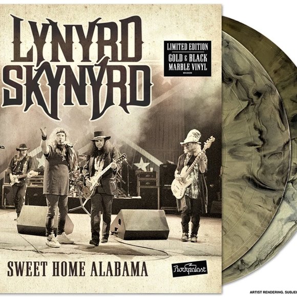 Lynyrd Skynyrd Sweet Home Alabama 2-LP ~ Ltd Ed Gold & Black Marble ~New/Sealed!